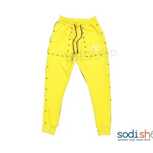 Pantalon Jogging Couleur Jaune - Coton Haute Qualité BK0096