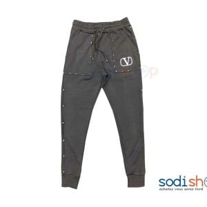 Pantalon Jogging Couleur Gris - Coton Haute Qualité BK0096