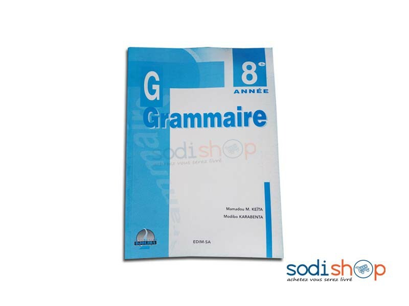 Livre de Grammaire 8ème Année - Collection Djoliba YC00149