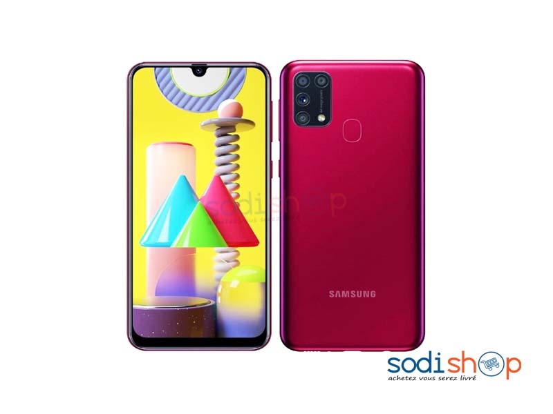 Smartphone Samsung M31 - Téléphone Portable 4G 6000mAh Dual SIM 64Go 6Go Ram 6.4’’ KE0010