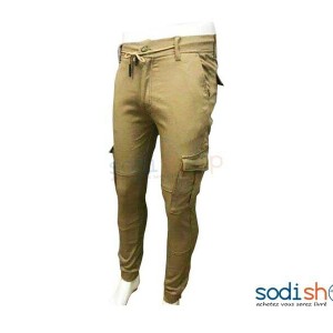Pantalon Jogging Coupe Slim Haute Qualité - Couleur Vert BK0096