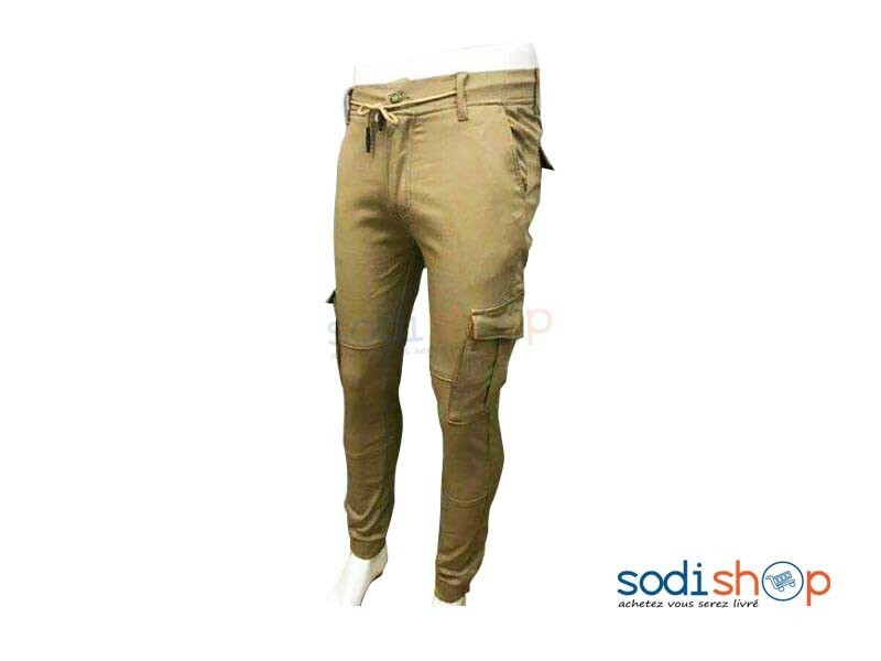 Pantalon Jogging Coupe Slim Haute Qualité - Couleur Vert BK0096