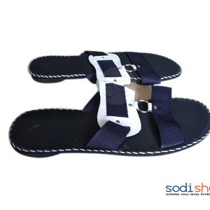 Chaussure Sandale Pour Homme Couleur Noir/ Blanc MS0076