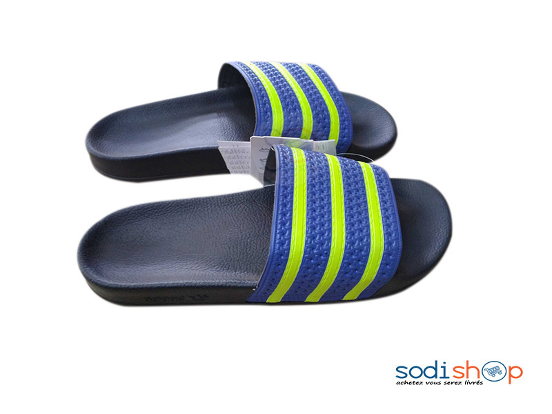 Chaussure Sandale Pour Homme en Caoutchouc Adidas Bleu/ Vert MS0076