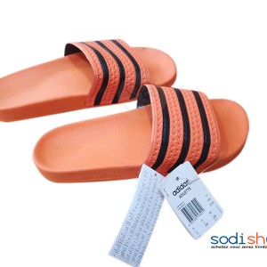 Chaussure Sandale Pour Homme en Caoutchouc Adidas Orange / Noir MS0076