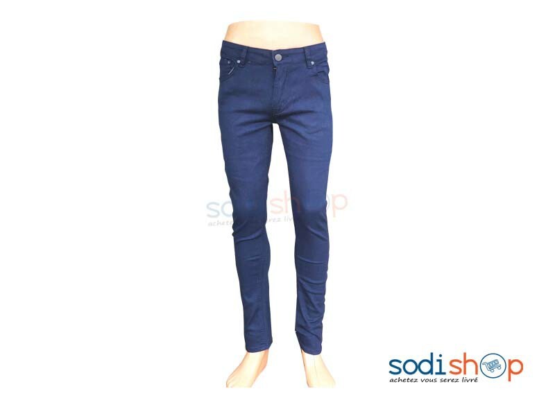 Pantalon en Jeans Slim Pour Homme Couleur Bleu Marine BK0096