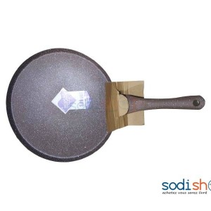 Poêle Plate à Crêpe en Acier Chromé LB0060