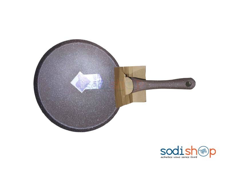 Poêle Plate à Crêpe en Acier Chromé LB0060