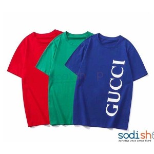 T-Shirt Personnalisé Imprimé Gucci Couleur Multiple BK0096