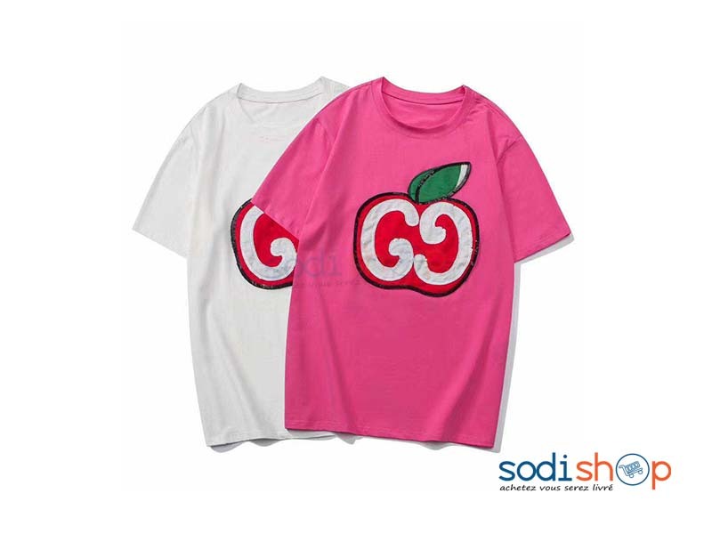 T-Shirt à Imprimé - Composition en Coton Habit Couleur Rose BK0096