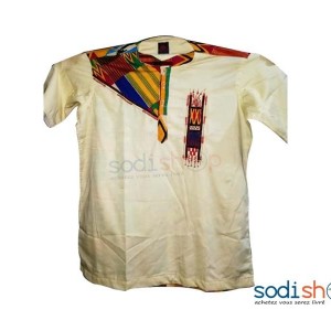 Chemise Pour Homme - Habit Stylé Couleur Jaune OD00154