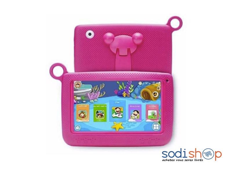 Tablette Educative Pour Enfants B703 - 7 Pouces - 1GB Ram - 16Go Mémoire - Couleur Rose + Couverture Gratuite MA0016 – Image 2