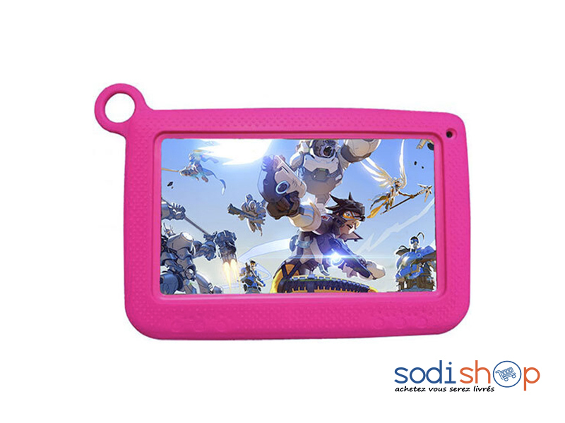 Tablette Educative Pour Enfants B703 - 7 Pouces - 1GB Ram - 16Go Mémoire - Couleur Rose + Couverture Gratuite MA0016