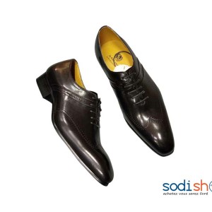 Soulier en Cuir SK Production - Chaussures Pour Homme Couleur Noir KO00124