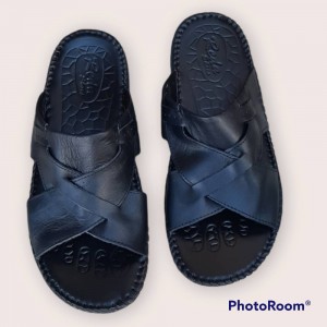 Chaussures Pour Homme - Sandales en Cuir Reda Shoes Couleur Noir FOF00191
