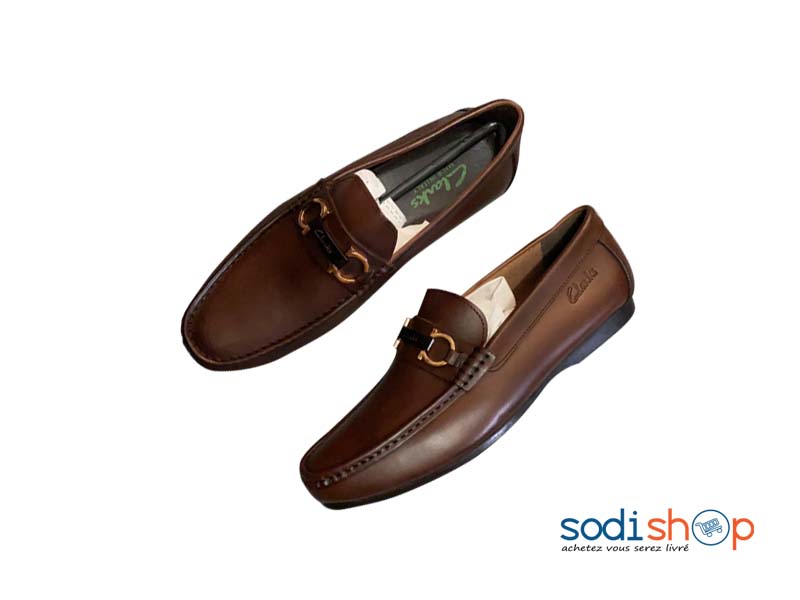 Mocassin Clarks- Chaussure stylée Pour Homme - Marron KO00124