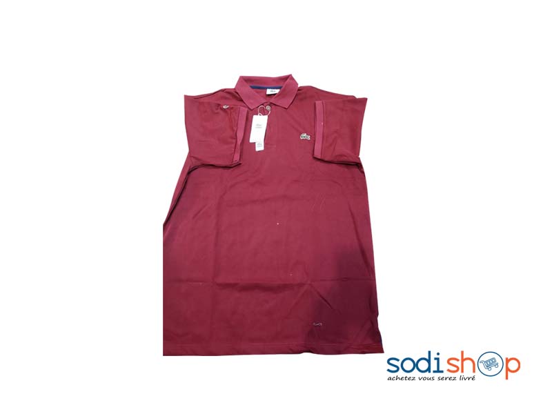 Polo Lacoste Classic Habit en Coton - Couleur Rouge GJ0058