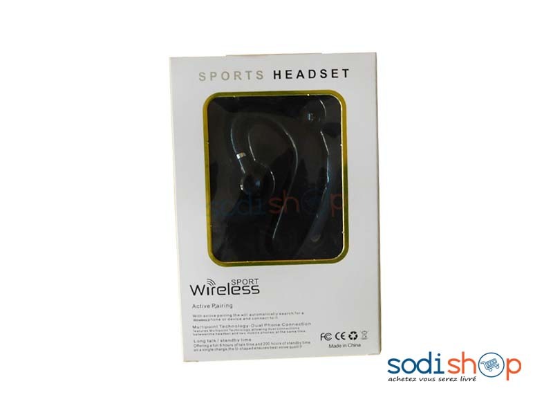 Wireless Ecouteur Bluetooth Sans Fil – Head phone MH-Q12 Sport - Durée 15 SODI00 – Image 2