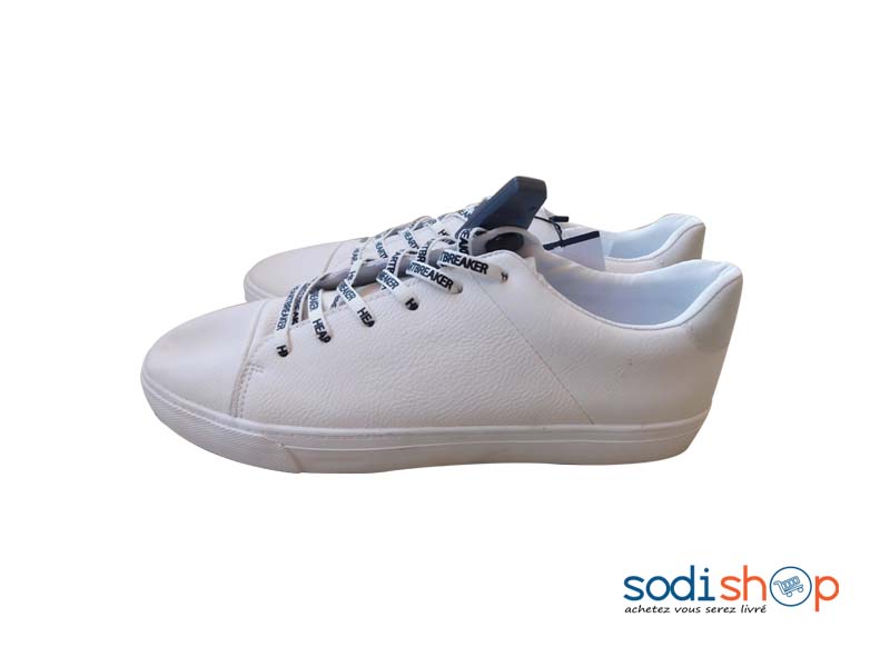 Chaussures Baskets - Couleur Blanc Haute Qualité Pour Homme UN0079