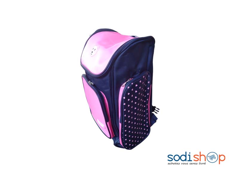 Sac à Dos Scolaire Pour Garçon et Fille - Baby Couleur Rose et Bleu DM00157 – Image 2