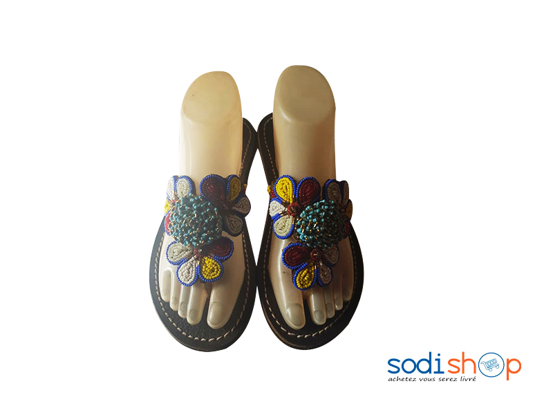 Sandales Africaines Nu-Pieds Élégantes - Chaussures Pour Femme LR00156