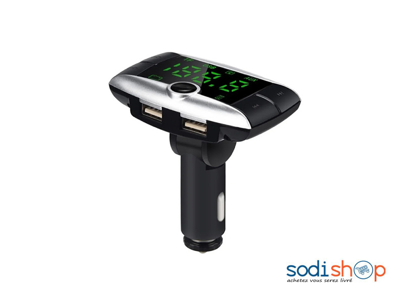 Kit Car Bluetooth KCB-901 Pour Voiture avec Port USB Carte MicroSD et Radio FM Sodi00 – Image 2