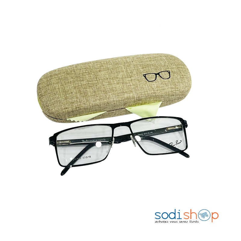 Lunettes de Mode Ray-Ban Accessoire Stylé - Couleur Noir Pour Homme DI0026