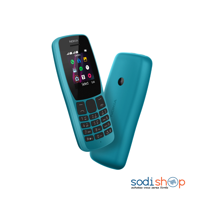 Nokia 110 Double SIM - Téléphone Portable Radio FM MicroSD AC0095
