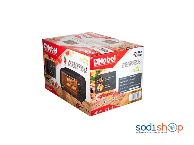 Four à Micro-Onde - Nobel 15 litres NE015 800Watts DR00110 – Image 2