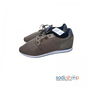Chaussures à Lacets - Baskets Basses Couleur Marron UN0079