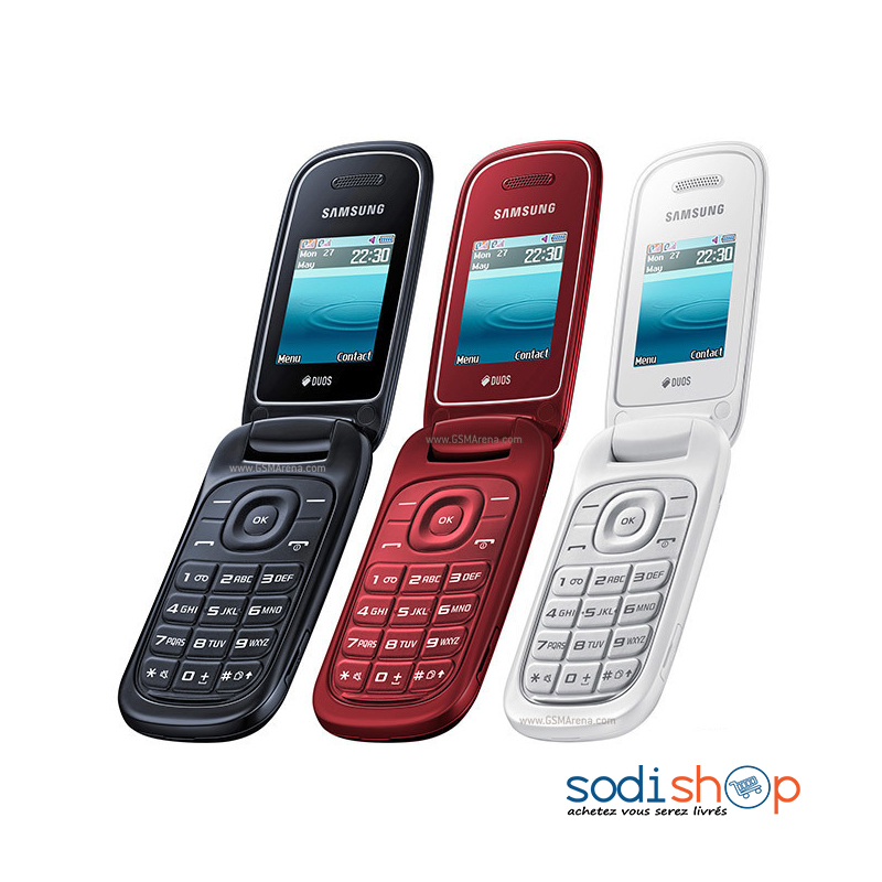 Téléphone Portable à Clapet Samsung GT-E1272 Dual SIM - Simple Ecran avec Radio FM AC0095