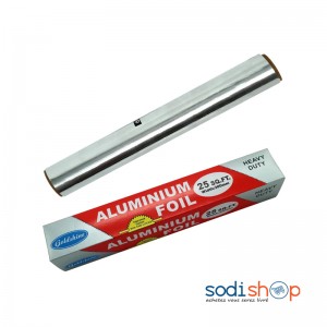 Papier d’Aluminium - Feuille de 15 mètres à Usage Intensif Aluminium Foil LB0060