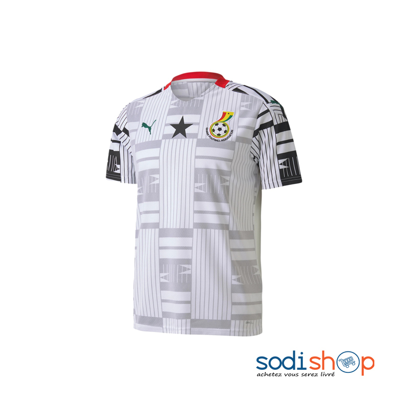 Equipe Nationale du Ghana - Maillot de Football Domicile 2020-2021 BK0096