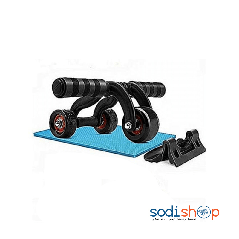 Roulette de Sport - Appareil d'Exercice Abdominal à 3 Roues Multifonction Cass SS0015 – Image 2