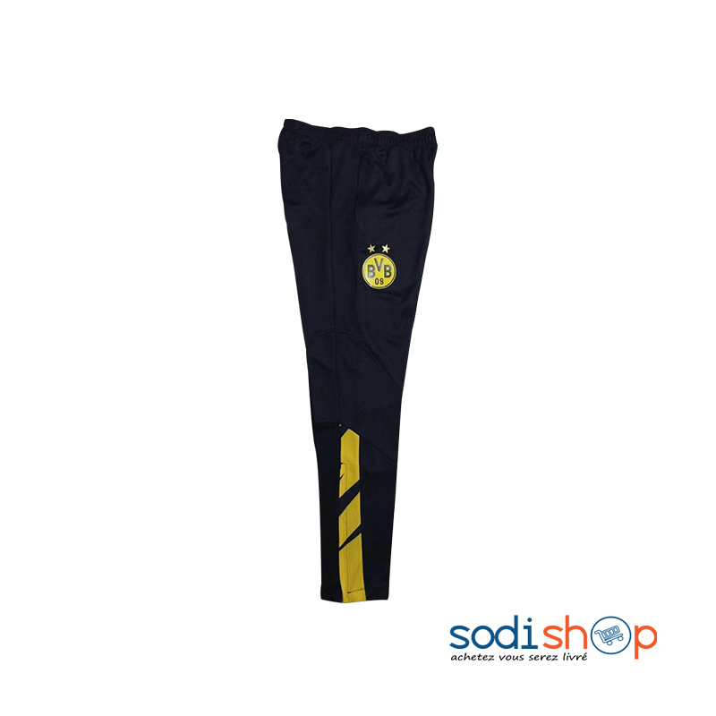 Pantalon Jogging Borussia Dortmund - Vêtement Sport Puma Couleur Noir et Jaune BK0096