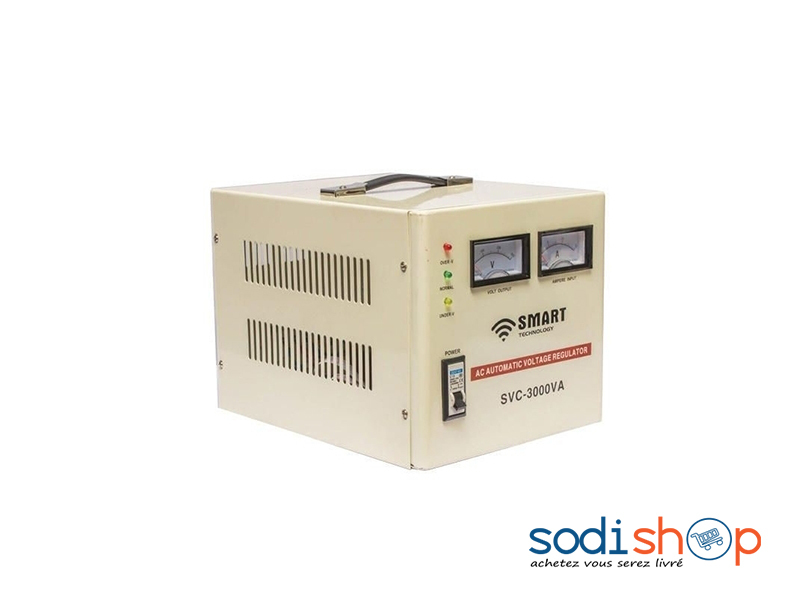 Stabilisateur de Tension Smart 3000 VA - Régulateur Automatique ST00158