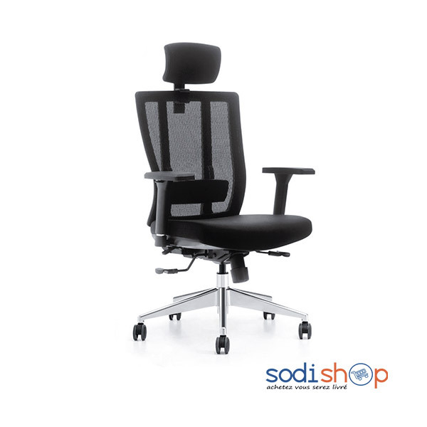 Fauteuil de Bureau Confortable - Structure Pivotante et Inclinable GMO00138