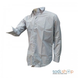 Chemise Pour Homme en Coton - Couleur Gris AM00168