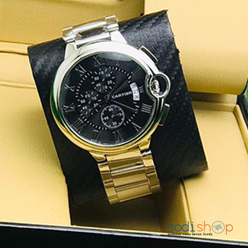 Montre Cartier Pour Homme Conception Luxueuse Indicateur de Date DIA00169