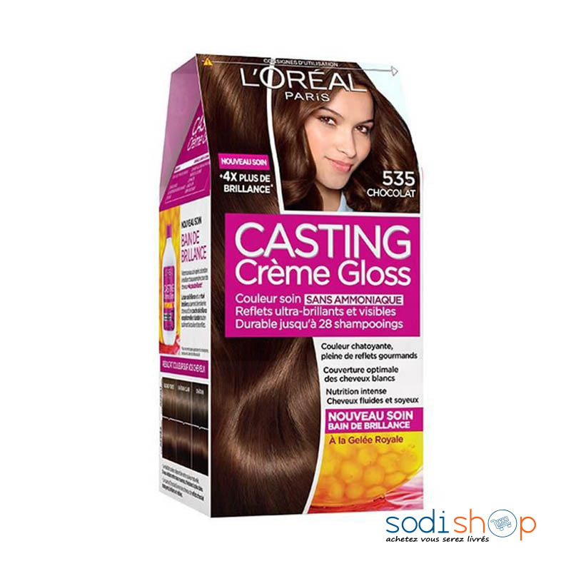 Casting Crème Gloss Coloration - Teinture Capillaire – 535 CHOCOLAT - BLD00171