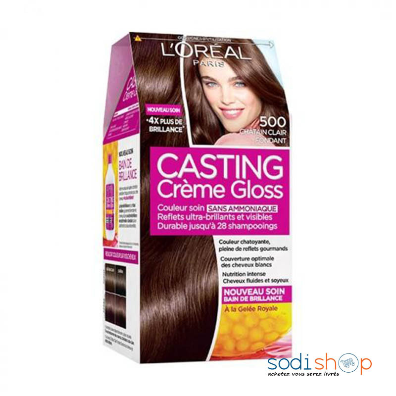 Casting crème Gloss Coloration - Teinture Capillaire 500- Châtain Clair - BLD00171