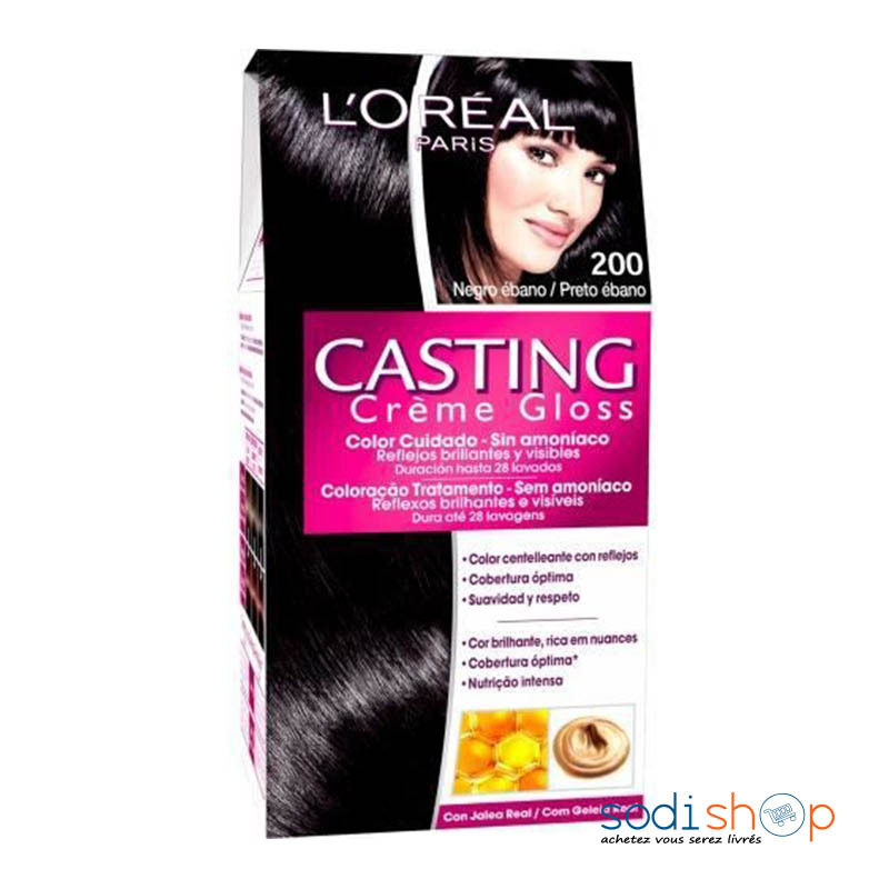 L'OREAL PARIS CASTING - Coloration semi-permanente 200 Noir ébène - BLD00171