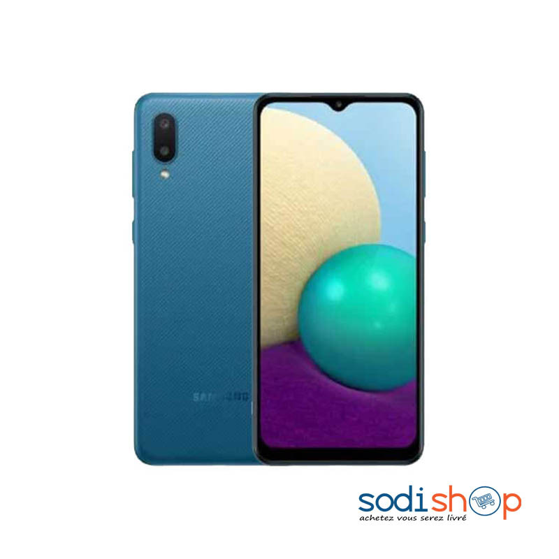 Téléphone Portable Smartphone - Samsung Galaxy A02- Mémoire 32 Go – Ram 2 Go – Ecran 6.5″- Photo 13 Mpx -KE0010
