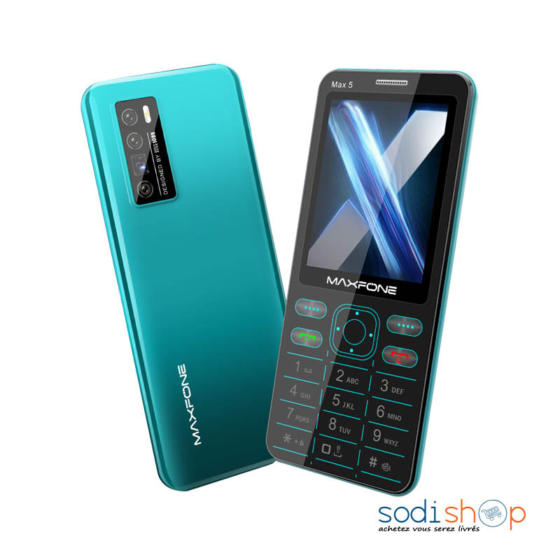 MAXFONE 5 - Téléphone Portable Dual SIM Camera Radio FM MA0016