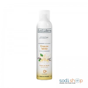 Déodorant Evoluderm Cocooning Exquise Vanille - Parfum Efficacité 24H Pour Femme BLD0017