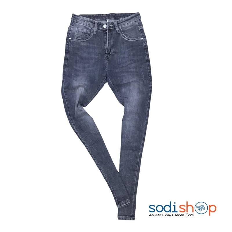 Jeans Pour Homme Coupe Slim - Vêtement Couleur Gris BTI00171