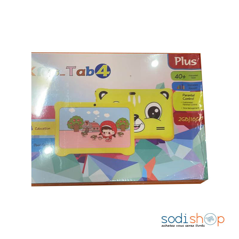 Tablette Lenosed Kids Tab4 7 pouces 16 Go rom 2 Go de RAM Wi-Fi Dual Core Dual Camera avec cadeau (rose) - MA0016