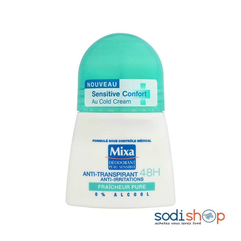 Mixa Anti-Transpirant Sensitive Confort Hypoallergénique Atomiseur - BLD00171