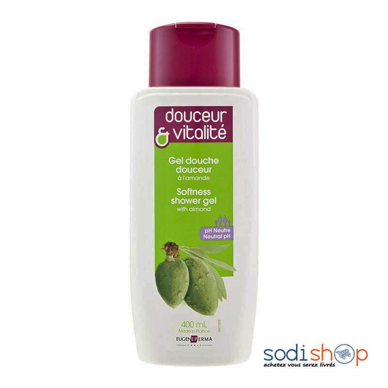 Gel Douche Nutritive à l’Amande - Douceur & Vitalité pH Neutre 400ml BLD00171