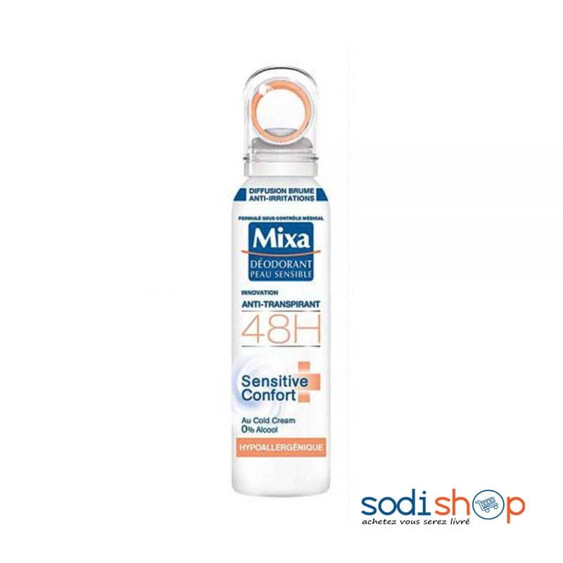 Déodorant - Mixa - Déodorant Atomiseur Sensitive Confort Hypoallergenique - BLD00171